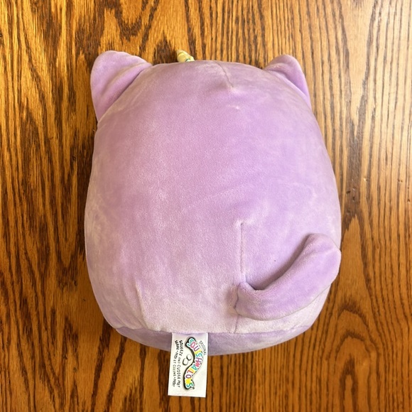 Squishmallow 10” Cienna The Purple Rainbow Caticorn Cat Unicorn - Picture 5 of 6